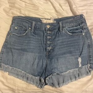 Altar'd State Light Blue Jean Shorts